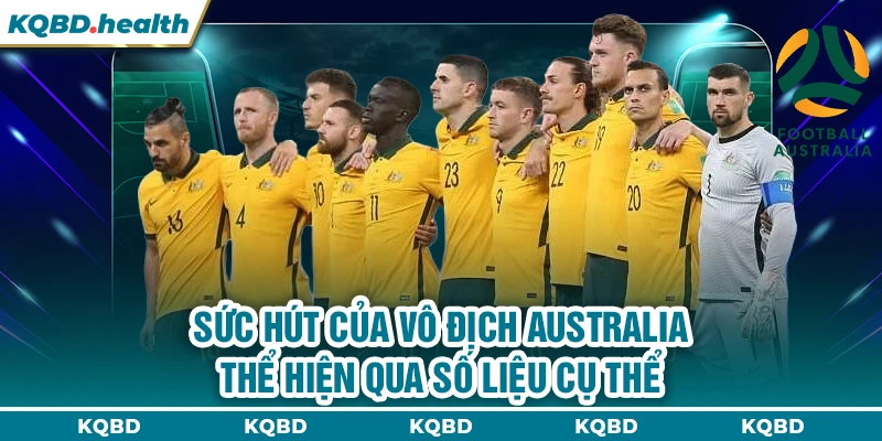Vô Địch Australia 12 Sức hút của vô địch Australia thể hiện qua số liệu cụ thể
